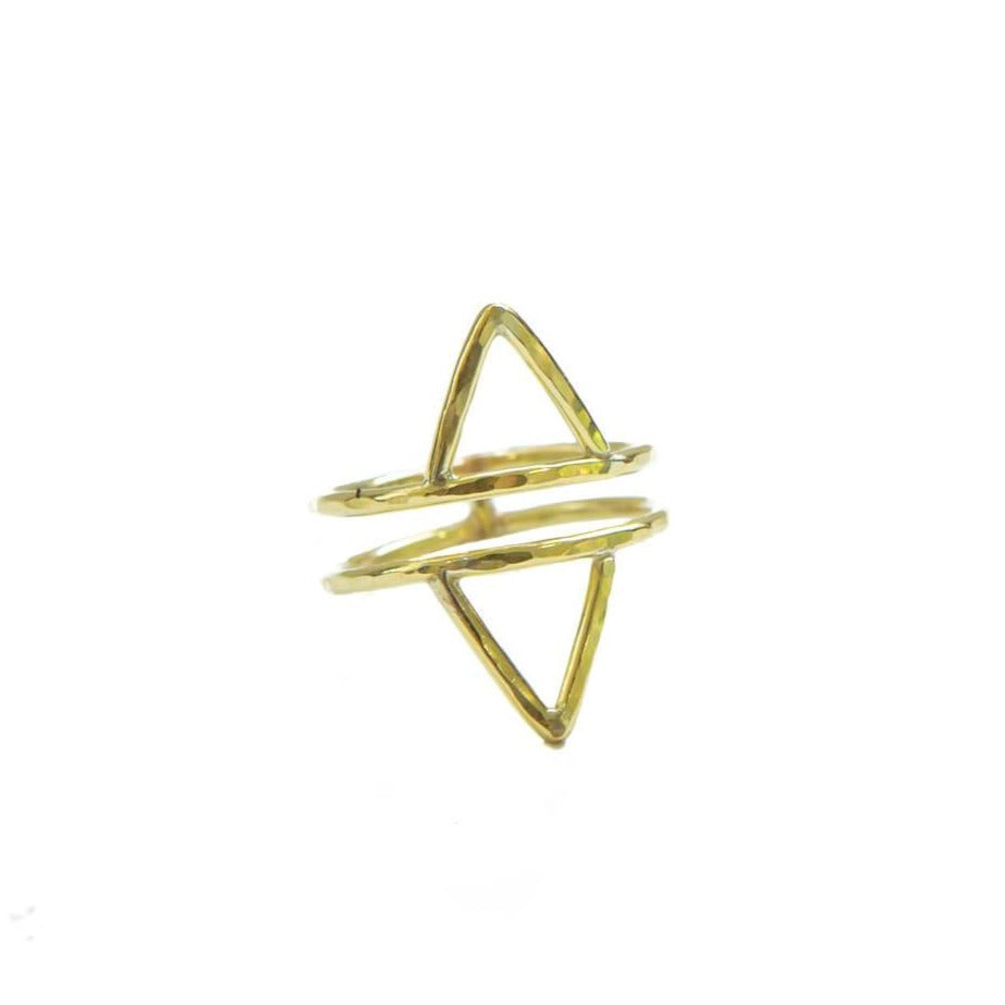 Double Power Ring, 14k Gold Fill