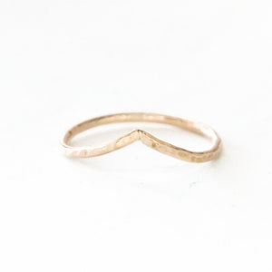 Soft Arch Stackable Ring, 14k Gold Fill