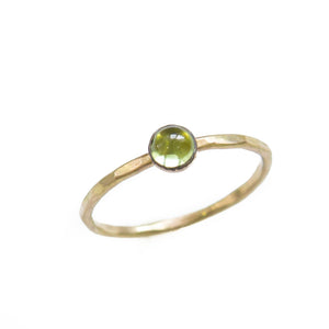 Open image in slideshow, Gem Stackable Ring, Peridot
